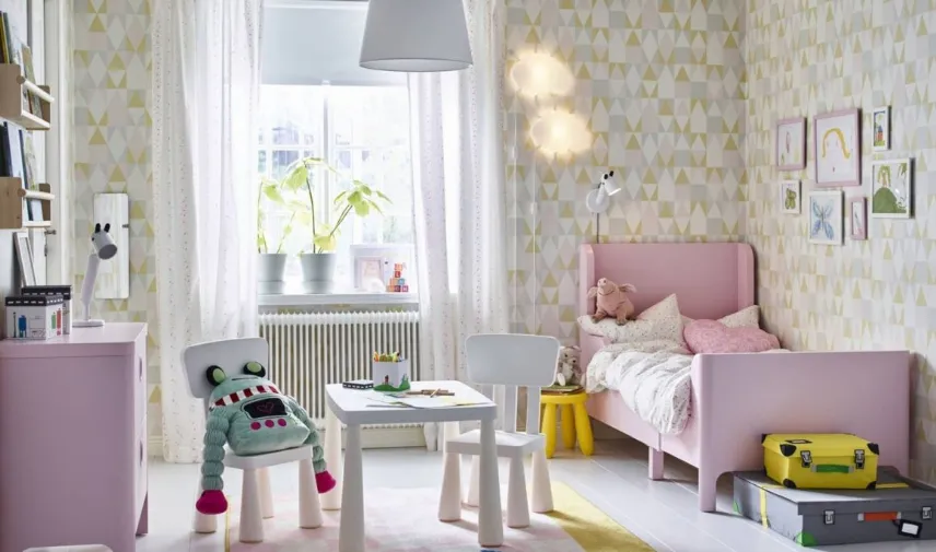 Arredo e illuminazione cameretta Ikea